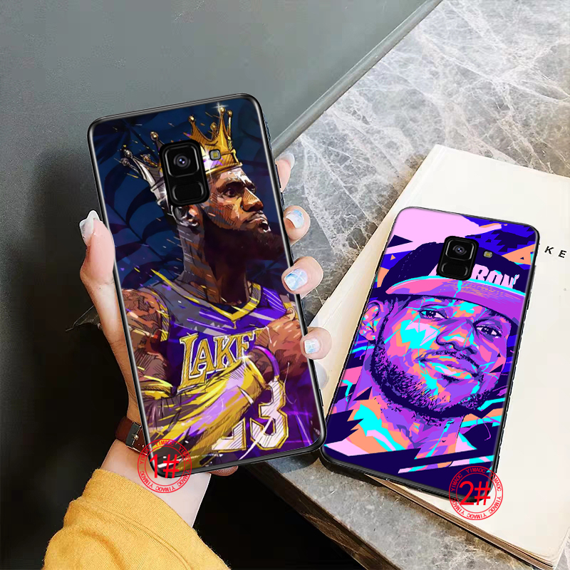 Ốp Điện Thoại Mềm Hình Cầu Thủ Bóng Rổ Lebron James Cho Samsung J2 J5 J730 J7 Prime S20 Fe Lite A8 Plus 2018