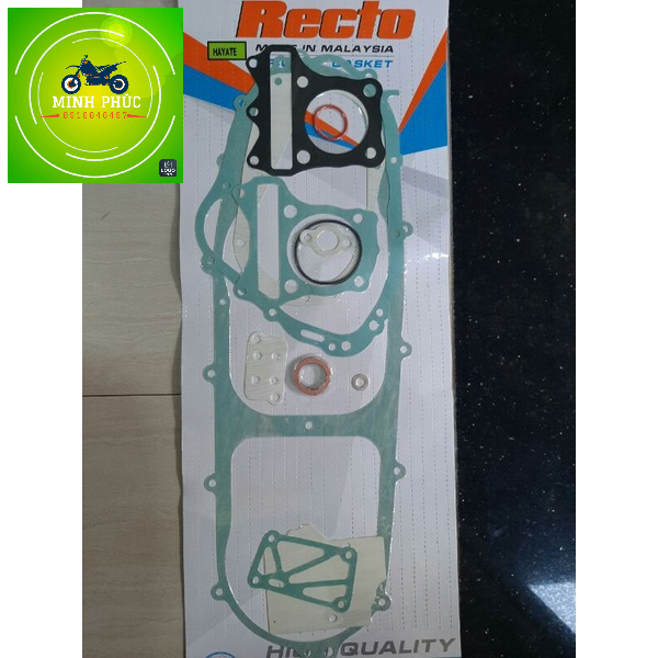 Bộ Ron máy Suzuki Hayate 125 nhập khẩu malaysia thương hiệu recto