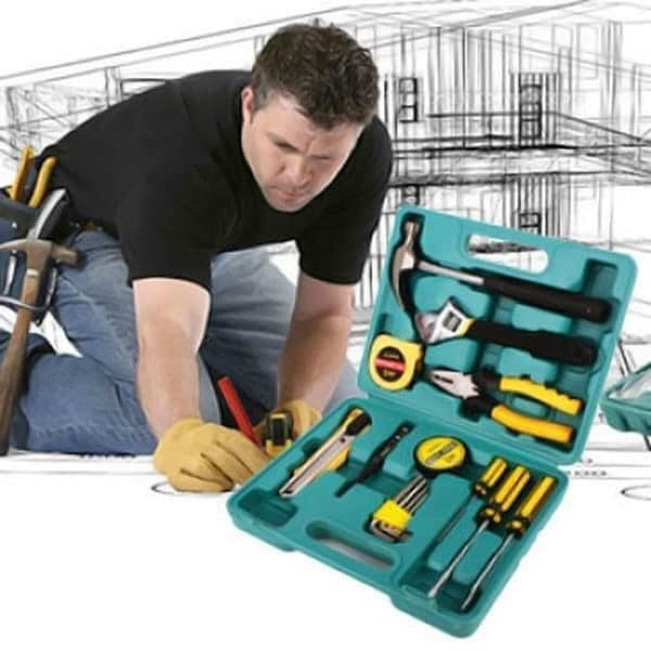 Bộ dụng cụ sửa chữa đa năng SSR 16 chi tiết full hộp đựng tiện lợi MiibooShi D2.076