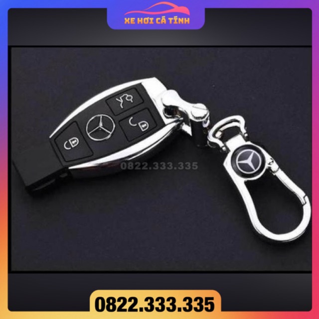 Móc Chìa Khóa ô tô Mercedes benz | Móc chìa khóa Xe Hơi Có In Logo Hãng Xe - Thiết Kế Trang Trọng, Chất liệu cao cấp