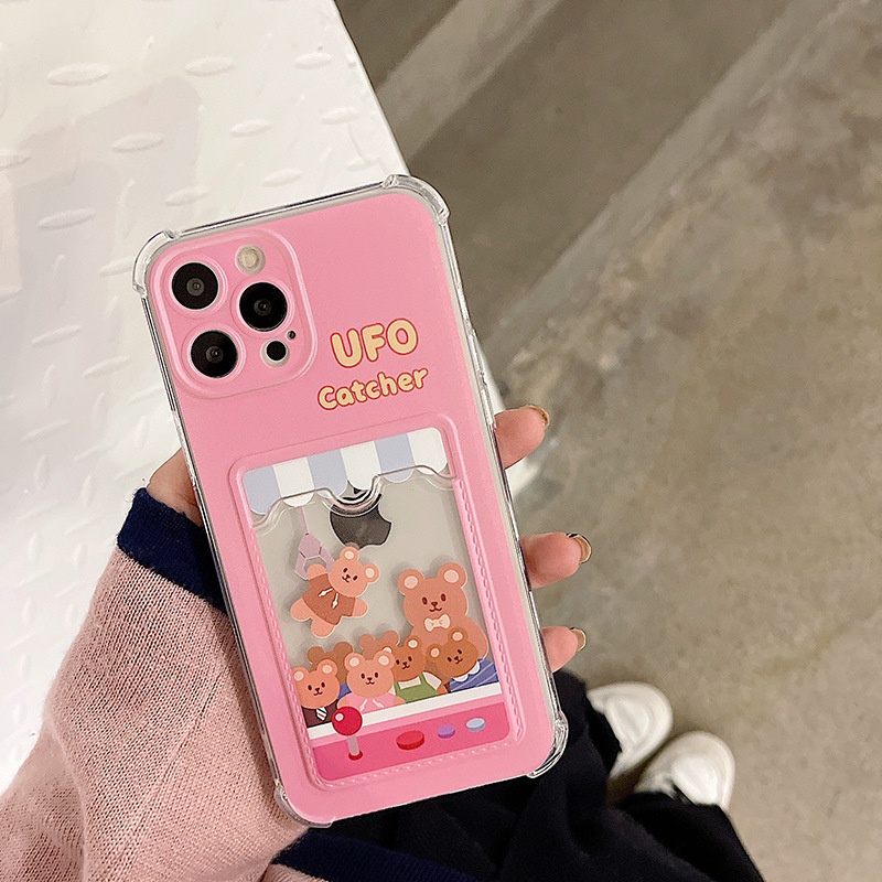 Ốp lưng IPhone trong túi đựng thẻ ảnh UFO 6/6s/6plus/6splus/7/7plus/8/8plus/xs/11/12/13/14/pro/max/plus/promax TT9