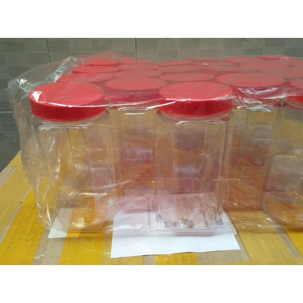 Combo 6 hũ nhựa lục giác duy tân 800ML