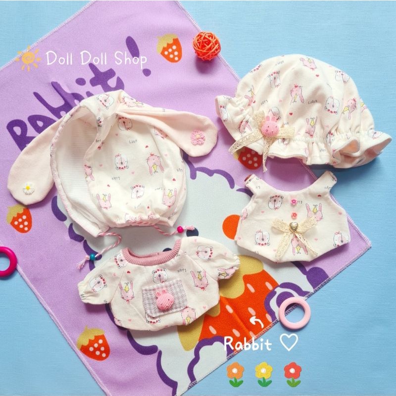 Outfit Thỏ baby 🐰 ( Cho doll 15cm, 20cm)