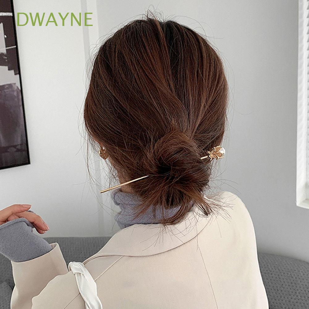 Trâm cài tóc đính ngọc trai nhân tạo thời trang 2021