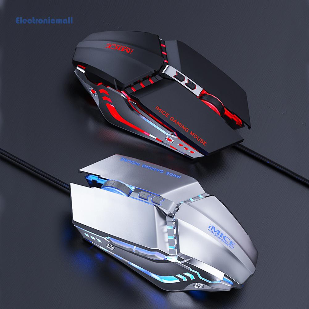 IMICE USB Wired PC Gaming Mouse 3200DPI Adjustable 7 Colors Lighting Mice꒪NICE