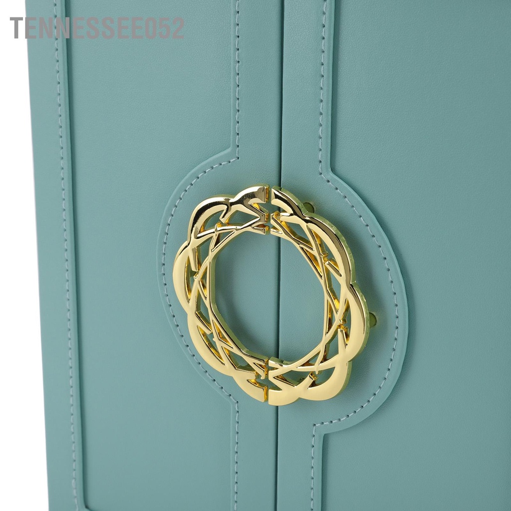 [Hàng HOT] Hộp Đựng Trang Sức Bằng cao cấp bọc da 5 tầng Hai Cửa Màu Xanh Lá Phong Cách Châu Âu sang trọng【Tennessee052】