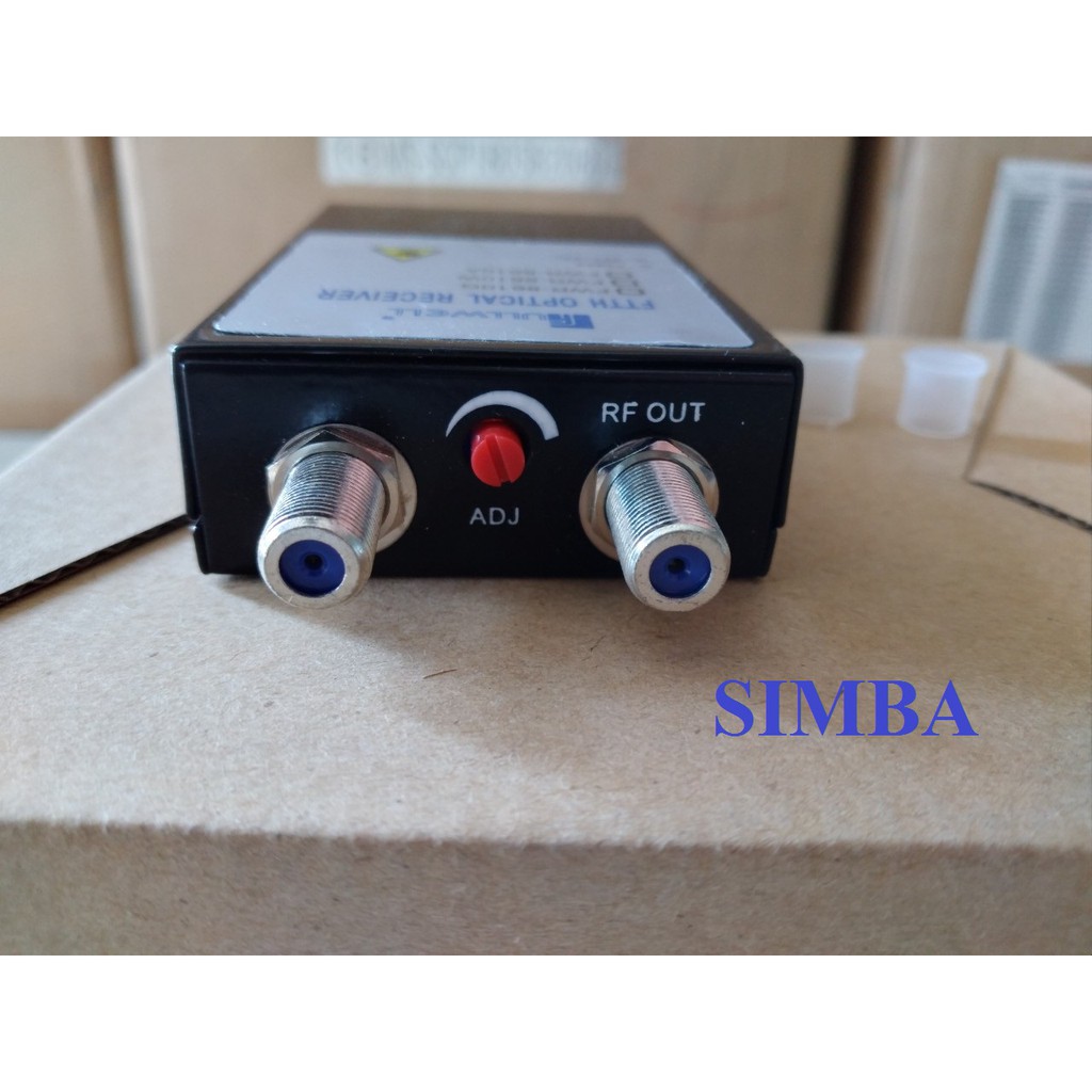 1 Bộ thu quang FTTH mini node trong nhà 2 ngõ RF chạy được tivi và Internet có WDM ,Fullwell