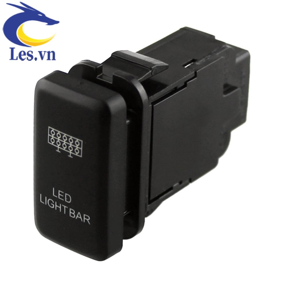 Công Tắc Bật Tắt 2 Chiều 12V 2LED Màu Xanh Dương