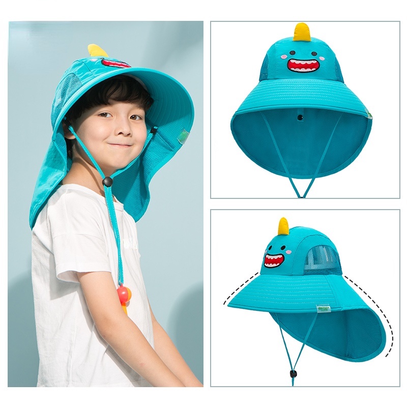 Unique summer fashion breathable wide-brimmed hat for children