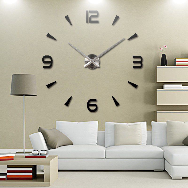 Đồng hồ treo tường trang trí đồng hồ dán tường trang trí 3D decor phòng ngủ phòng khách nhà bếp siêu xinh