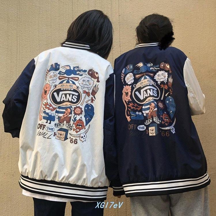 Vans Bomber Unisex nam nữ/ áo khoác bomber unisex đôi nam nữ | BigBuy360 - bigbuy360.vn