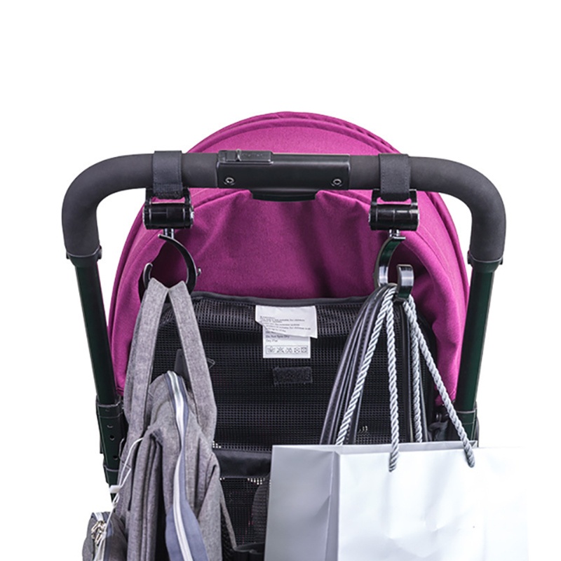 1 Cặp Móc Treo Túi Xách / Xe Đẩy Em Bé Chống Biến Dạng Tiện Dụng