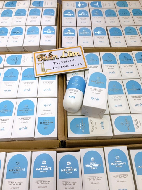 VIÊN UỐNG MAX WHITE PLUS GENIE 2020 | BigBuy360 - bigbuy360.vn