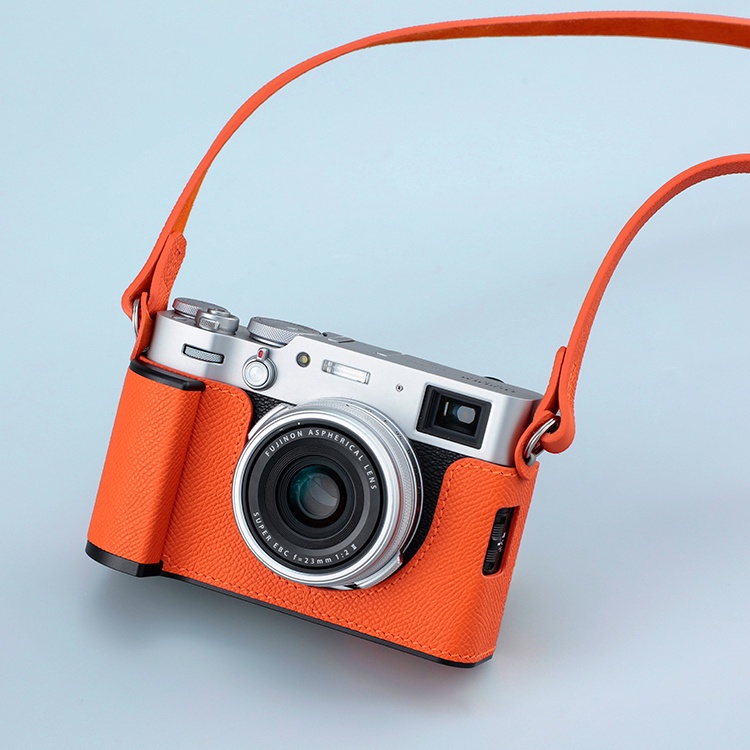 Bao Da Halfcase Milicase Dành Cho Máy Ảnh Fujifilm X100V l Halfcase Fujifilm X100F l Case Da Xịn Chính Hãng