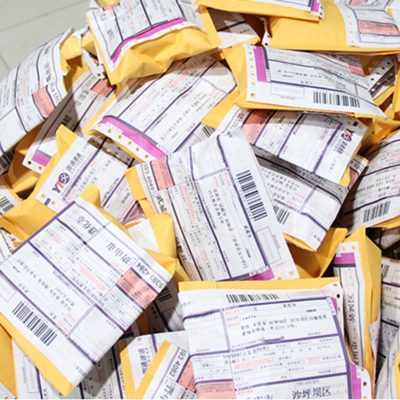 Set 10 Túi Giấy Kraft Màu Vàng Đựng Đồ Chống Sốc Nhiều Kích Thước