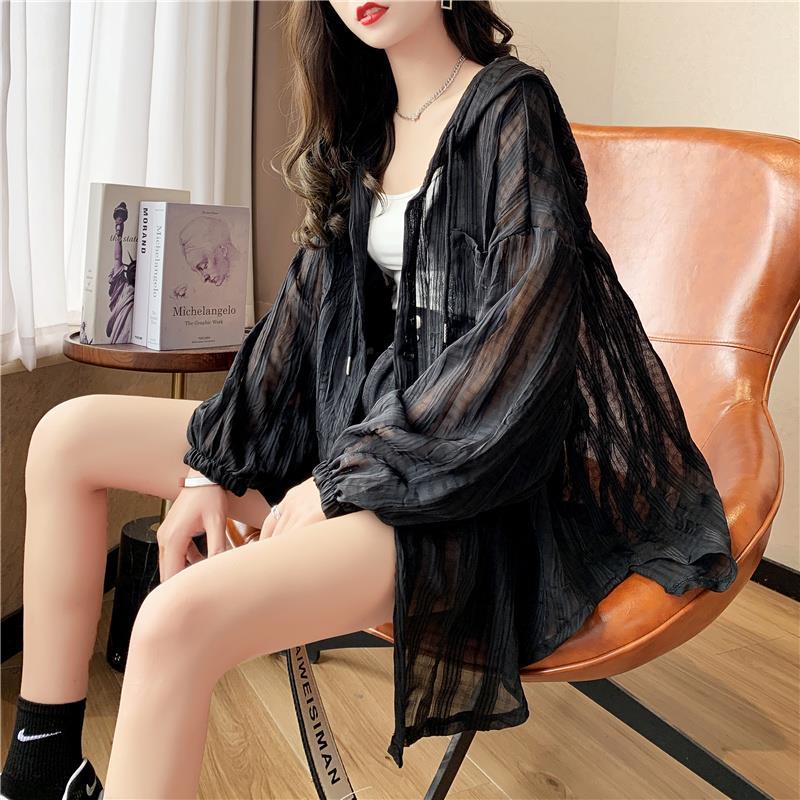 Áo Sơ Mi Chống Nắng Tay Dài Dáng Rộng Thời Trang Mùa Hè Hàng Mới 2023 Dành Cho Bạn Nữ