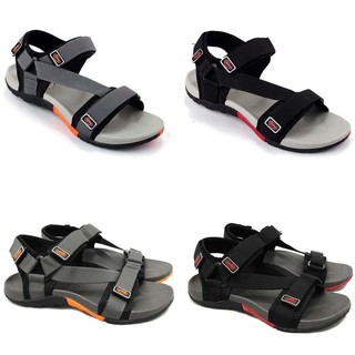 Giày Sandal Nam Vento Xuất Khẩu Nhật - Giày Sandal Nam Đi học NV4538G Xám Đế Xám Cam