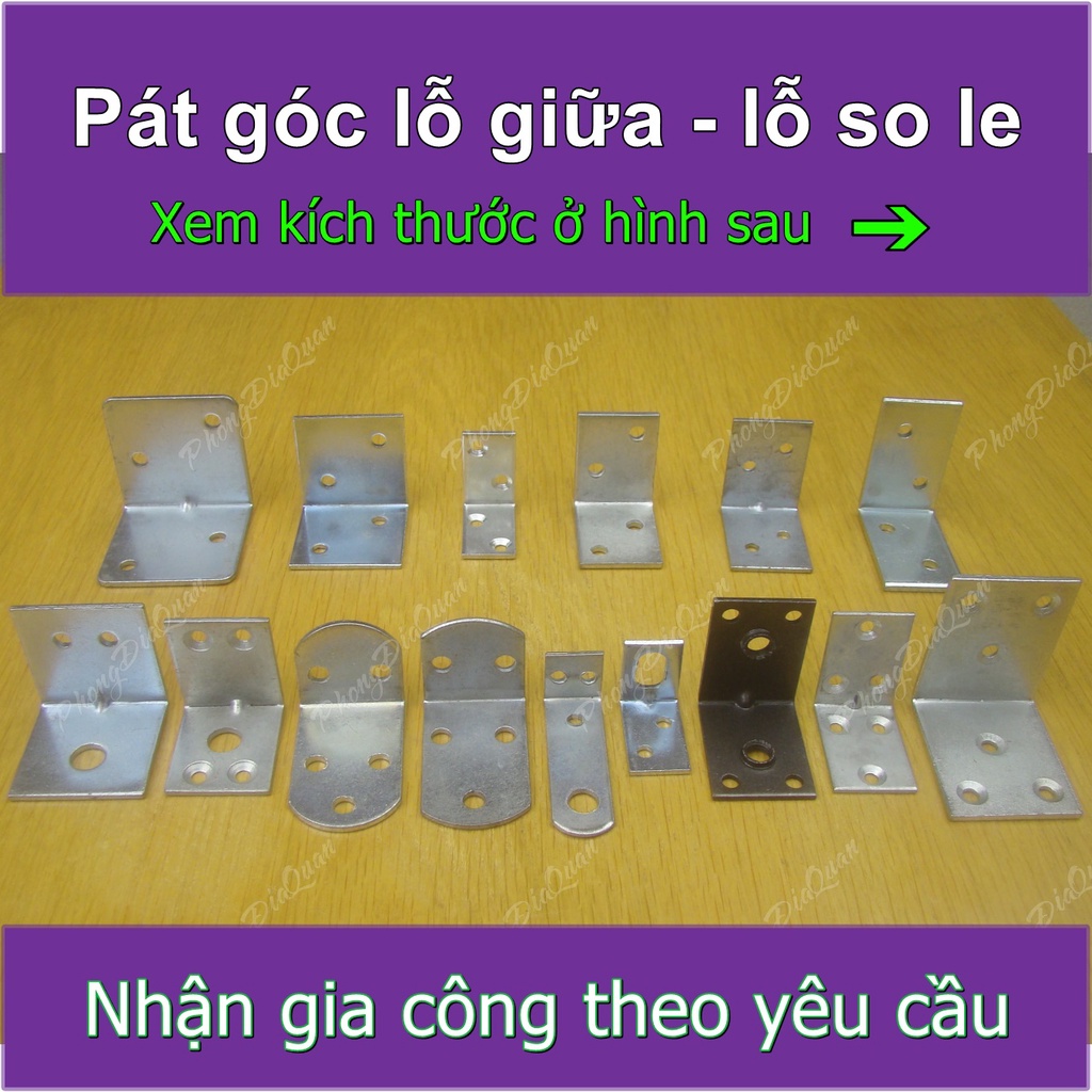 Pát góc Ke góc Bát Bas Pas Path (loại 2 hàng lỗ)