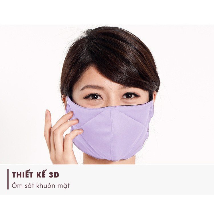 [Mã FAGREAT55 giảm tới 50K đơn 250K] Khẩu trang chống nắng kháng khuẩn hút ẩm nhanh khô UV100 LC 12026 | BigBuy360 - bigbuy360.vn