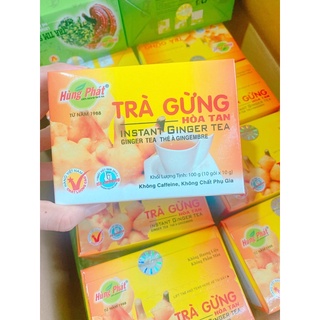 TRÀ GỪNG HOÀ TAN HÙNG PHÁT( 20 gói x 10g )