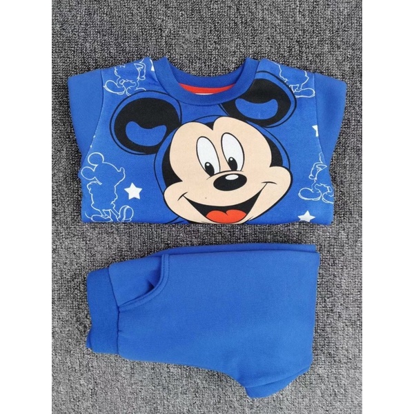Set nỉ Micky bé trai