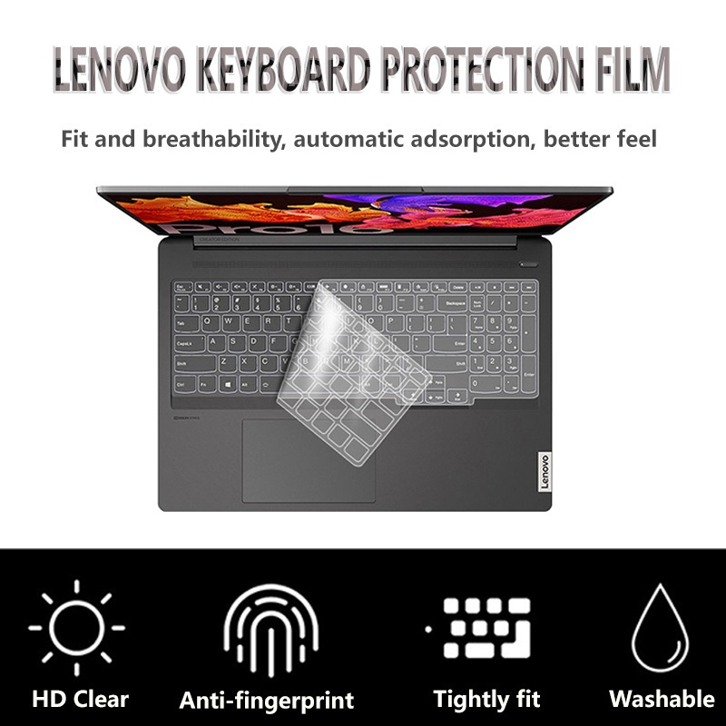 Miếng Silicone Bảo Vệ Bàn Phím Cho Lenovo Xiaoxin Pro 16 ThinkBook 16p 2021 16ACH Ideapad 5 Pro 16ACH6 R7 5800H