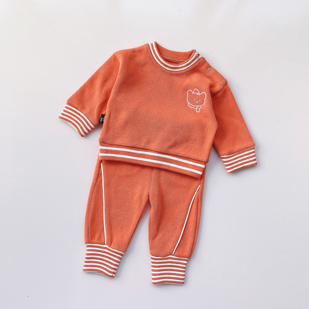 Bộ nỉ thu đông chất đẹp cho bé trai 2022