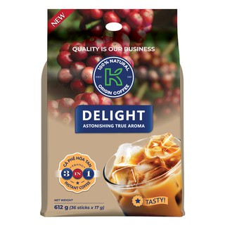 Cà Phê Hòa Tan K Coffee Delight 3in1 612g