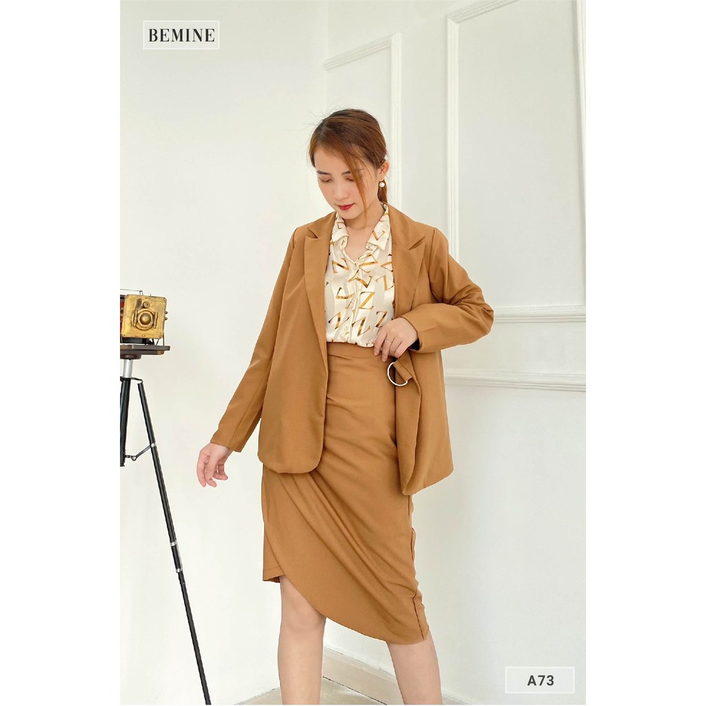 Áo vest thắt khoen BEMINE A73NAU | BigBuy360 - bigbuy360.vn