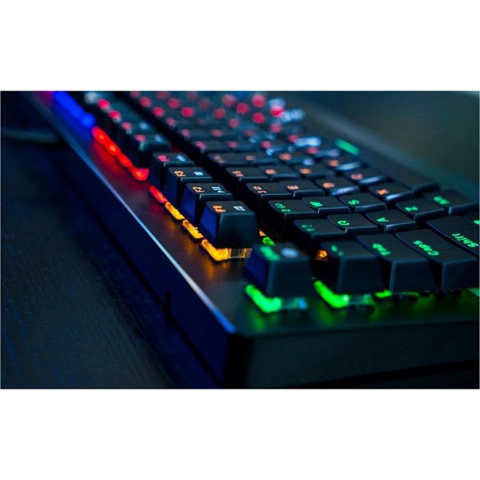 Bàn Phím Cơ Gaming Fuhlen Eraser - Fuhlen E - Led Rainbow - Black Blue switch - Hàng Chính Hãng Ninza Bh 2 Năm