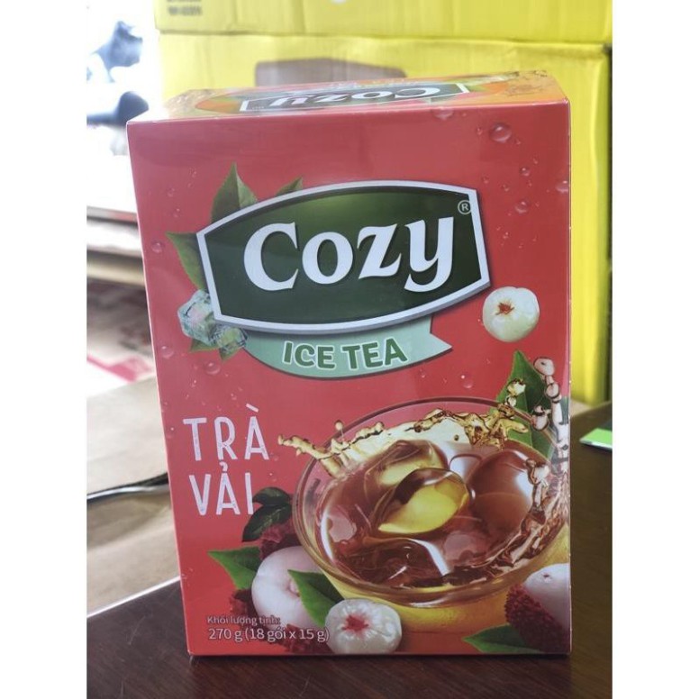 Trà Cozy Ice tea Hương Đào, Chanh, Bí Đao