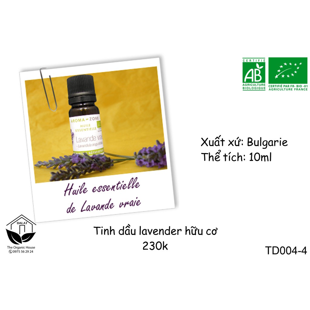 [Aroma] Tinh dầu lavender Bulgarie