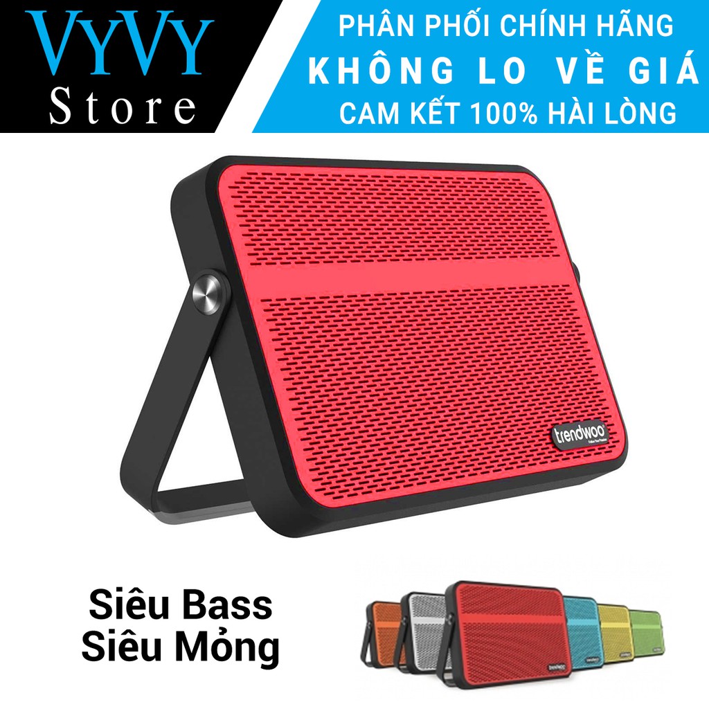 Loa bluetooth Trendwoo Blade siêu mỏng, siêu bass, bluetooth V4.1 - Chính hãng phân phối