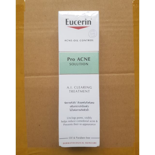 [CHÍNH HÃNG] Eucerin Pro ACNE Solution A.I. Clearing Treatment, Tinh Chất Giảm Mụn Ban Đêm (40 ml)