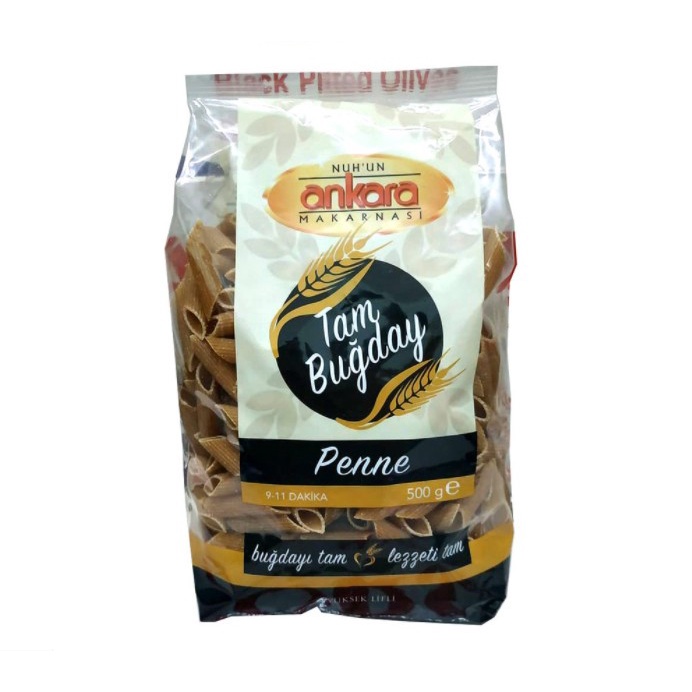 Nui penne nguyên cám Ankara 500g