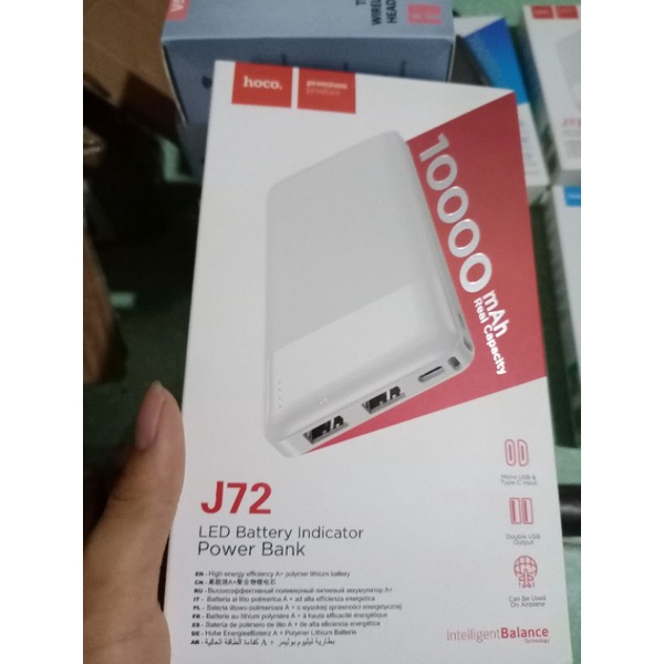 sạc dự phòng chính hãng hoco j72