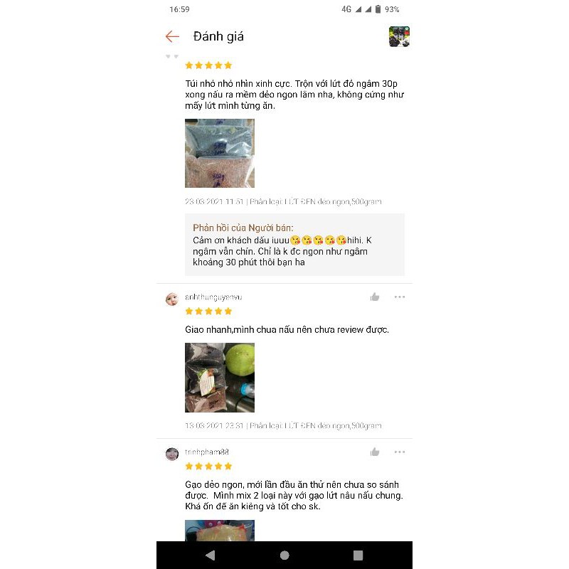 Gạo Lứt Đen Ăn Kiêng Dẻo thơm tự nhiên