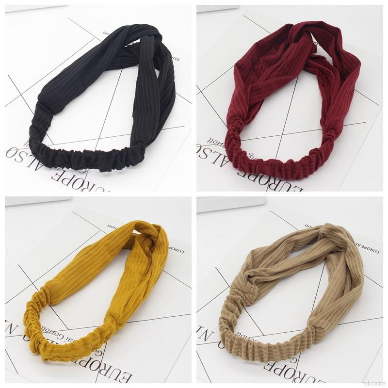 Băng đô vải thắt nút thời trang cá tính