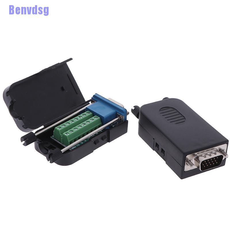 Đầu Kết Nối Benvdsg Db15 Vga Male 3 Hàng 15 Pin