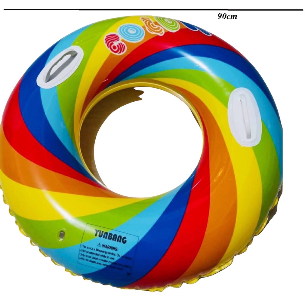 Phao tròn cầu vồng đủ kích thước 60cm,70cm và 90cm.kaori86