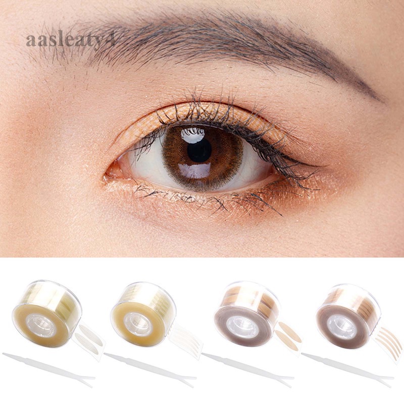 Aasleaty 1 Roll Of Mesh Circular Breathable And Invisible Double Eyelid Sticker