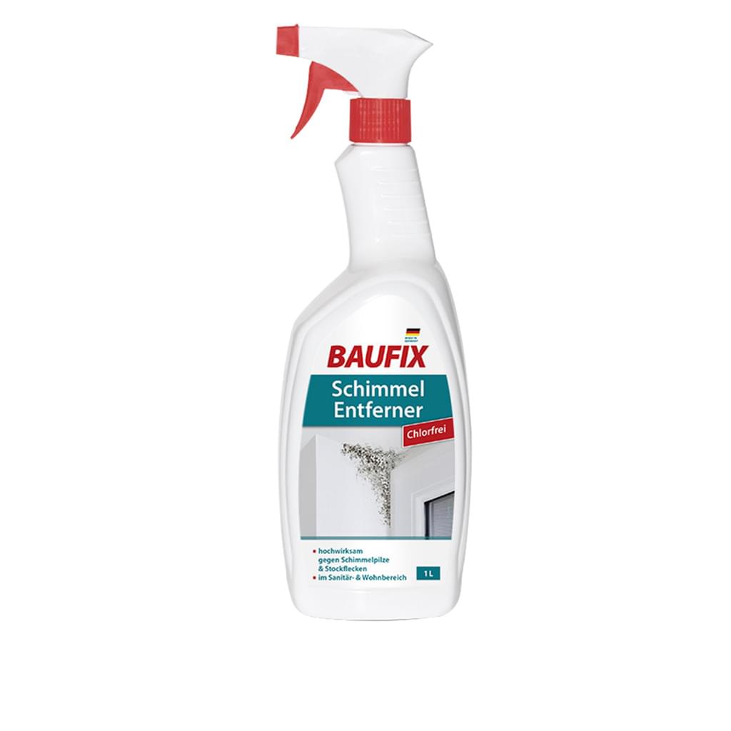 Chất tẩy nấm mốc trên tường, cửa ra vào, cửa sổ, nền nhà Baufix Anti-moisissure 1L