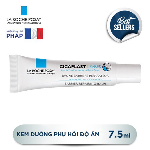 Kem Dưỡng Môi - La Roche Posay - Cicaplast Lips - Phục Hồi Độ Ẩm & Bảo Vệ Môi  (7.5ml)