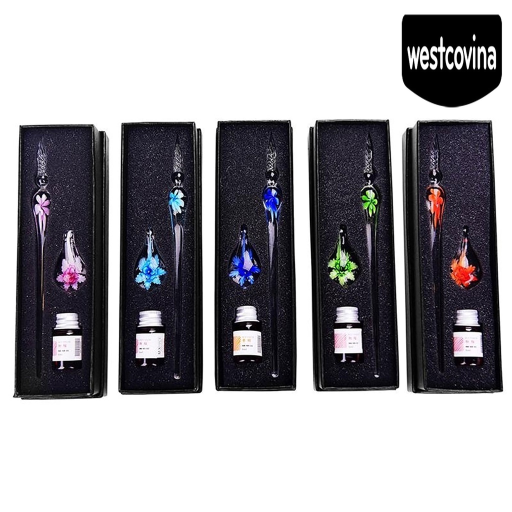 Phương Tây✎1 Bộ Bút Viết Vẽ Pha Lê Nhân Tạo Dùng Làm Quà Tặng Cho Học Sinh