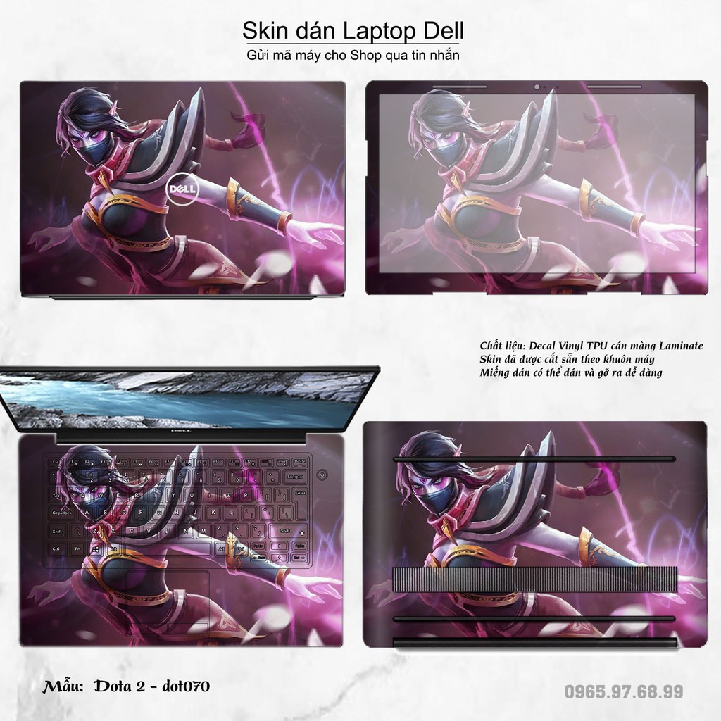 Skin dán Laptop Dell in hình Dota 2 nhiều mẫu 12 (inbox mã máy cho Shop)