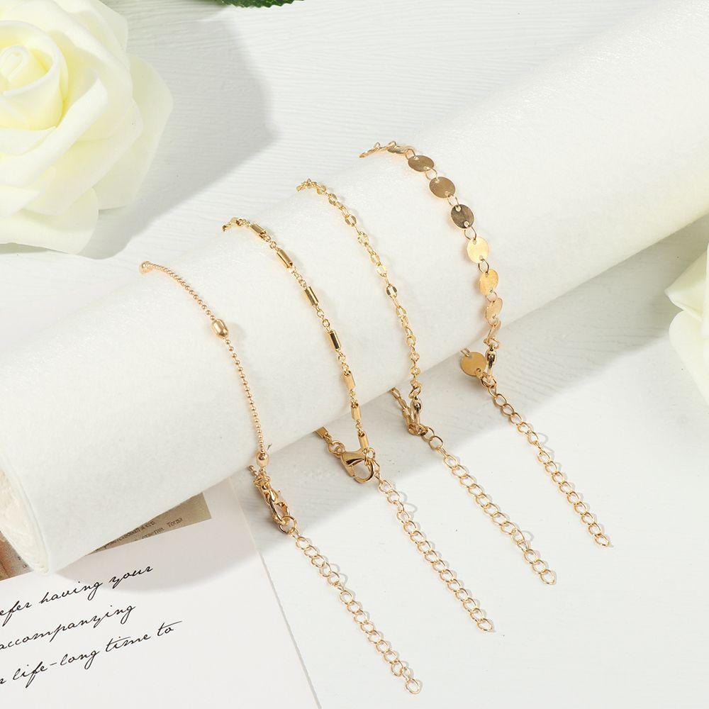 Bộ 4 Vòng Tay Nhiều Lớp Thời Trang Cho Nữ