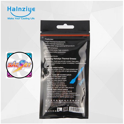 Keo tản nhiệt Halnziye HY880 2gam - Bộ sản phẩm 3 trong 1 tặng kèm.