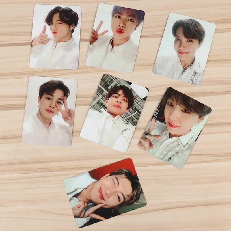 Nhẫn Đeo Tay Kpop BTS Bangtan Boys Ảnh Card Quà Tặng Quân Đội
