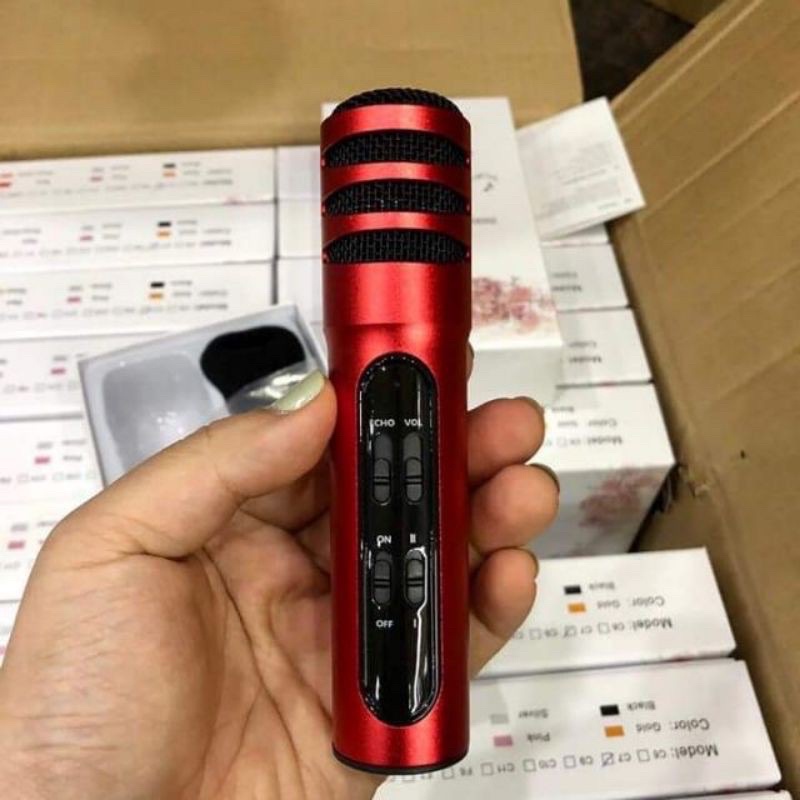 Mic C7 chuyên thu âm, livestream 2in1 phụ kiện đầy đủ Mic c7