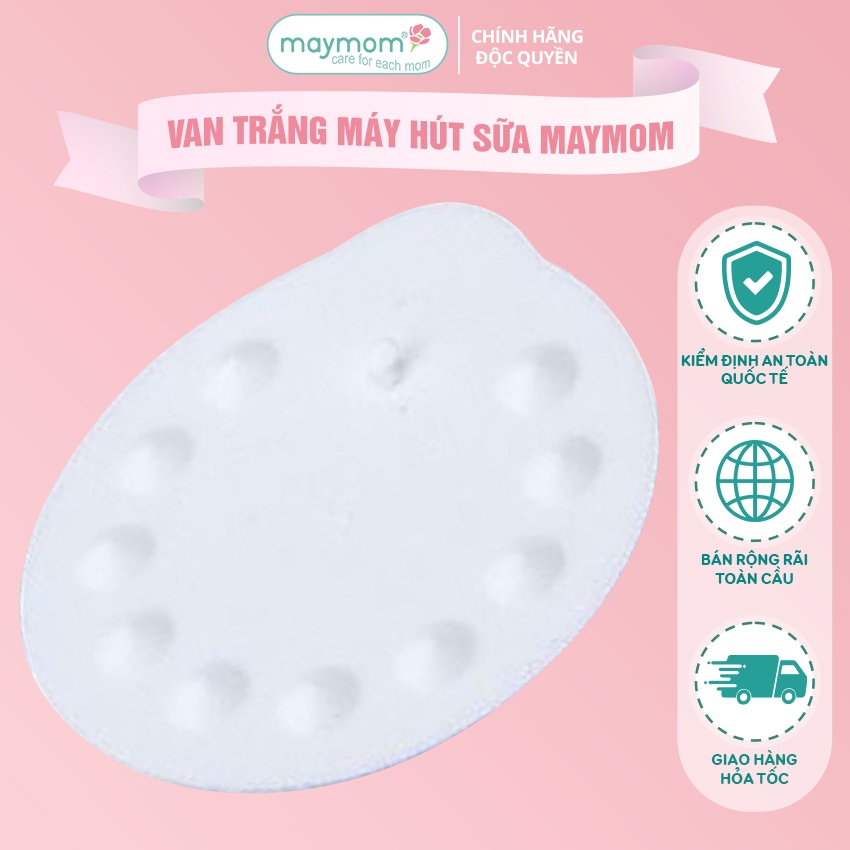 Van Trắng Máy Hút Sữa Maymom, Phụ Kiện Thay Thế Máy Medela Pump, Harmony, Swing, Mini Electric